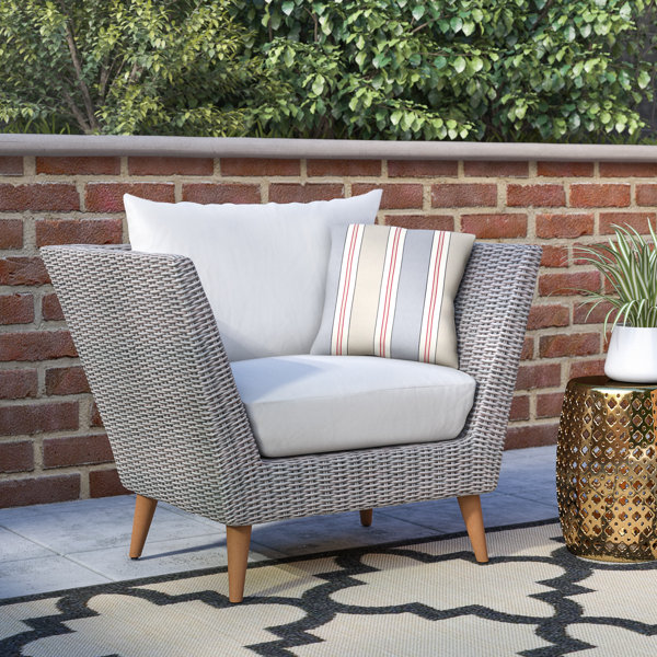 Langley Street Newbury Patio Chair With Cushions Reviews Wayfair Langley Street Newbury Patio Chair With