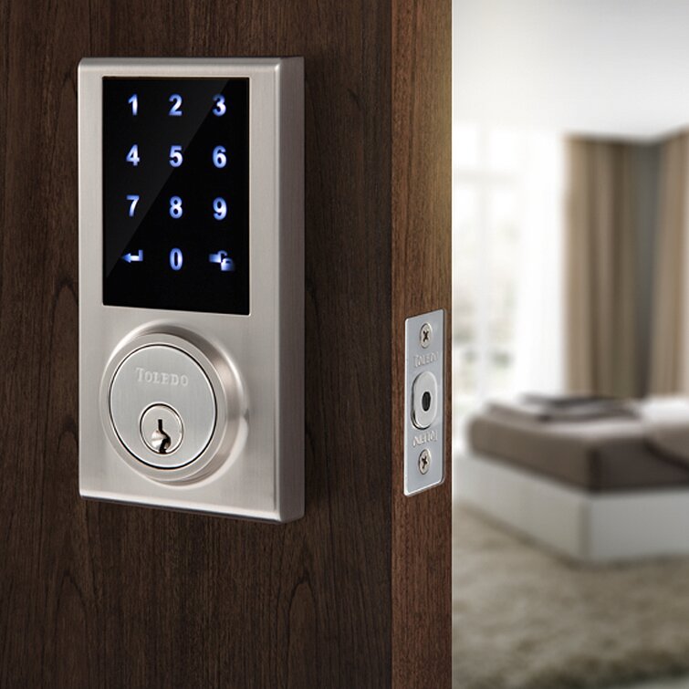 ToledoFineLocks Keyless Entry Electronic Deadbolt | Wayfair