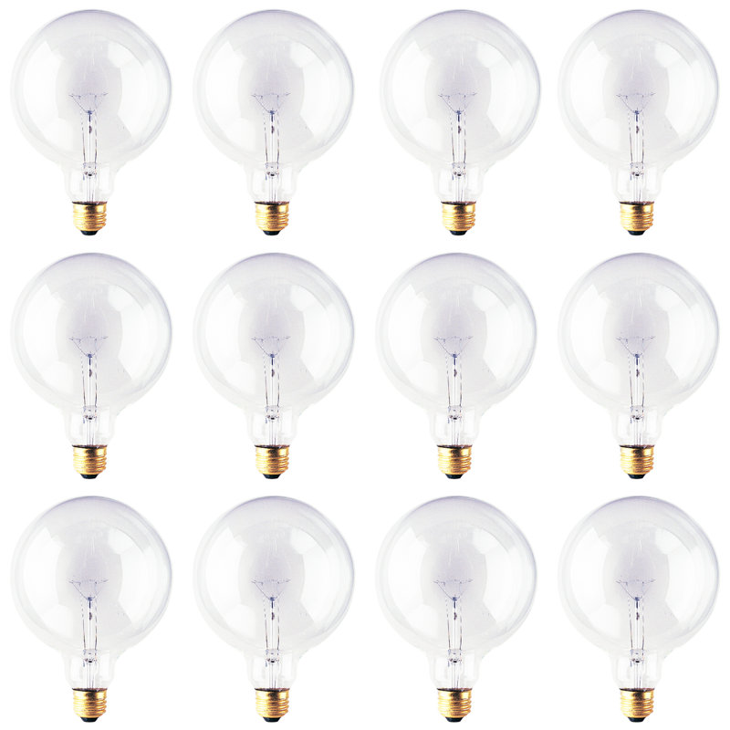 Bulbrite Industries 40 Watt G40 Incandescent Dimmable Light Bulb 2700k E26 Medium Standard Base Wayfair