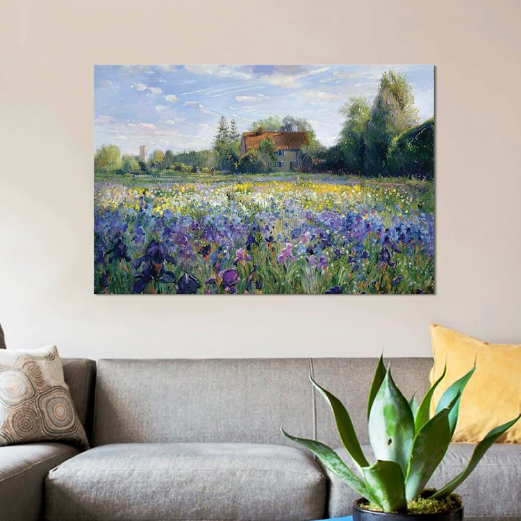 East Urban Home Evening At The Iris Field by Timothy Easton - Print ...