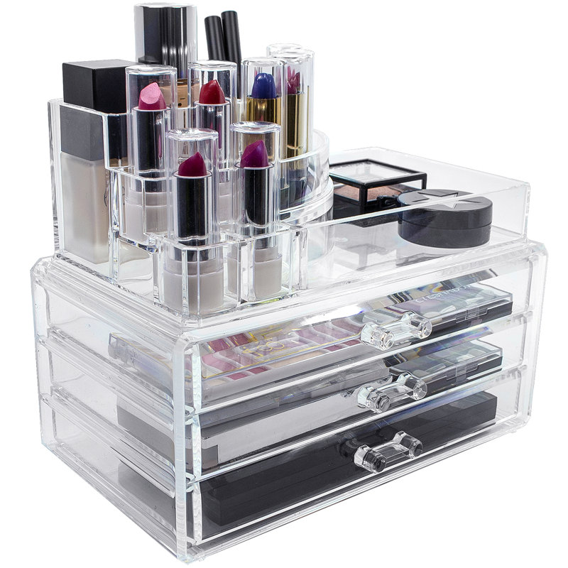 Rebrilliant Dellbrook 3 Large Drawers Makeup Organizer Reviews