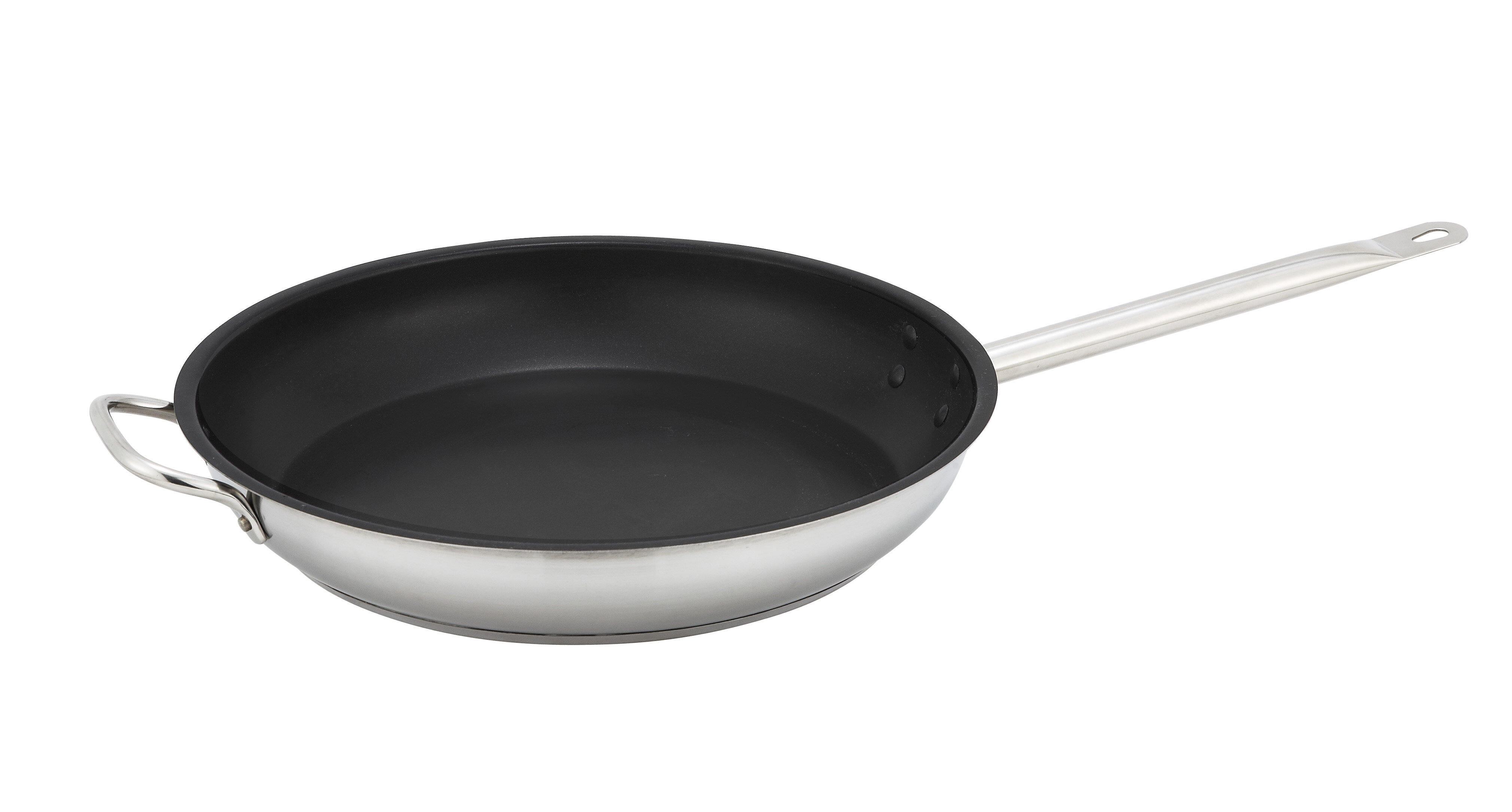 Winco AFP-14NS-H 14-Inch Aluminum Non-Stick Fry Pan with Sleeve 