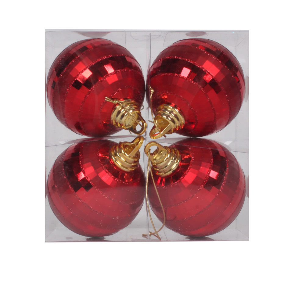 big red christmas ball ornaments