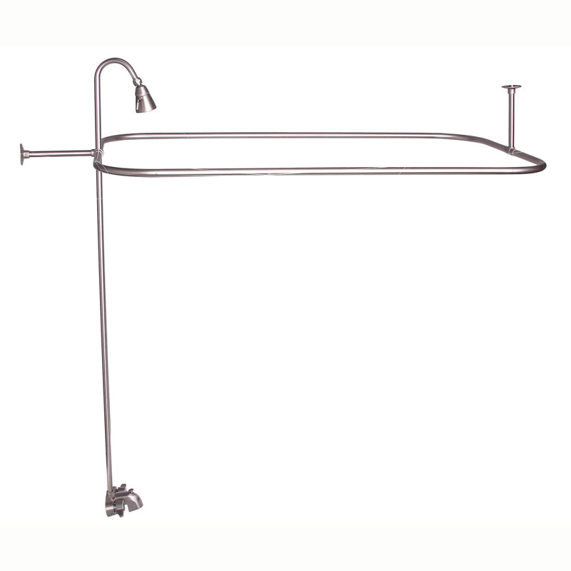Barclay Double Handle Wall Mounted Clawfoot Tub Faucet Wayfair