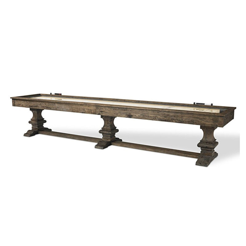 Plank Hide Beaumont Wood Shuffleboard Table With Professional Installation Included Wayfair