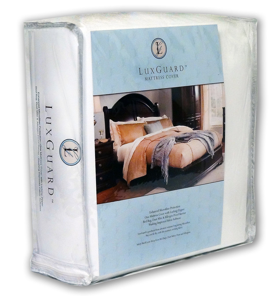 SleepSafeBedding LuxGuard Allergen Bed Bug and Dust Mite Zip Cover
