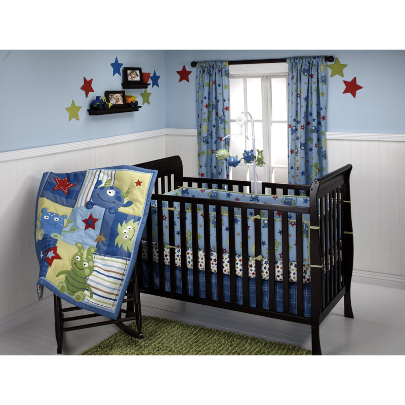 monster crib sheets