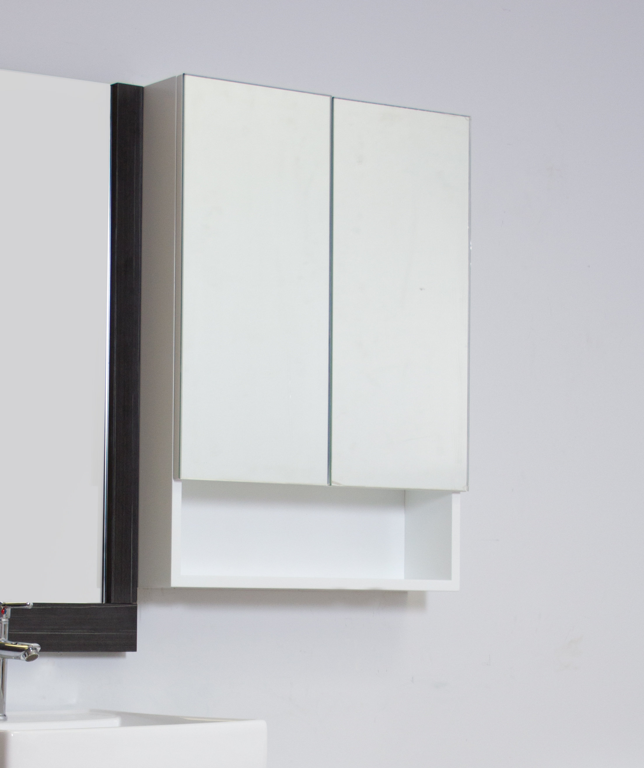 American Imaginations Surface Mount Framed 2 Door Medicine Cabinet