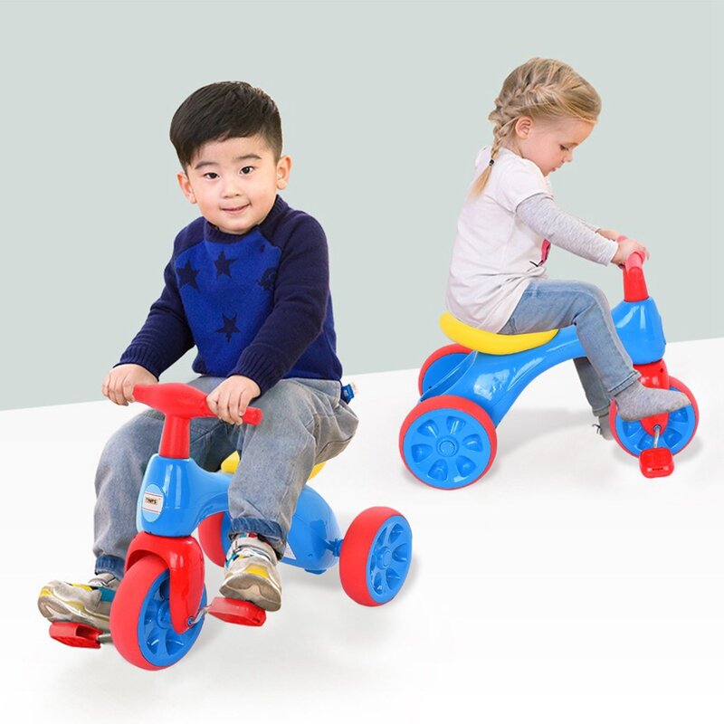 Chwrar Siydears Caricature D Un Velo D Equilibre Pour Bebe Tricycle Avec Boite De Rangement Interieur Exterieur 2 4 Ans Wayfair Ca