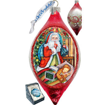 The Holiday Aisle Fifield Christmas Angels Stocking Shaped Ornament Derevo Collection Wayfair