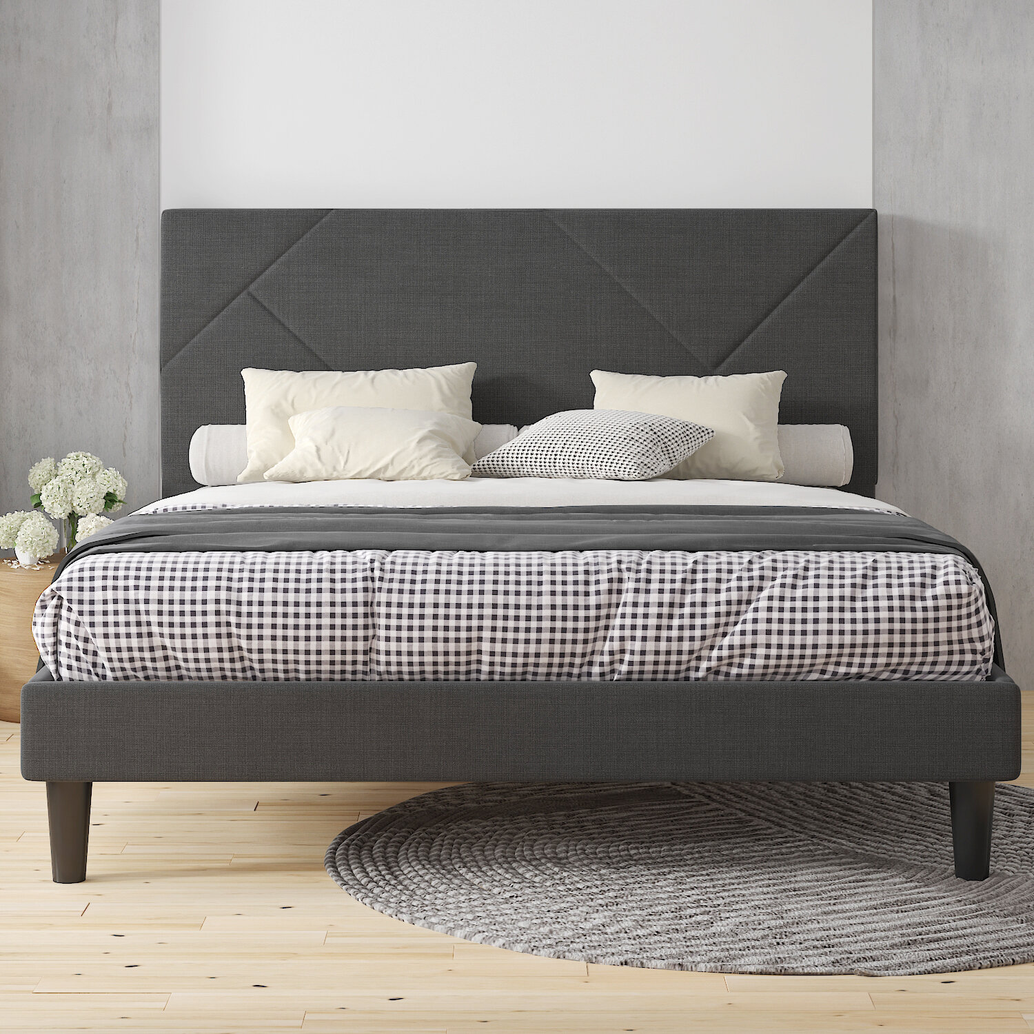 Latitude Run® Upholstered Bed & Reviews | Wayfair