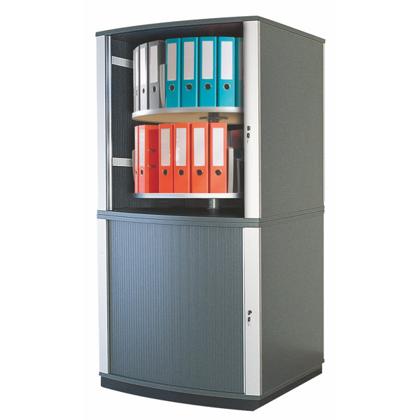 Wfx Utility Lockfile Binder And File Carousel Cabinet 71 H Four Shelf Shelving Unit Wayfair