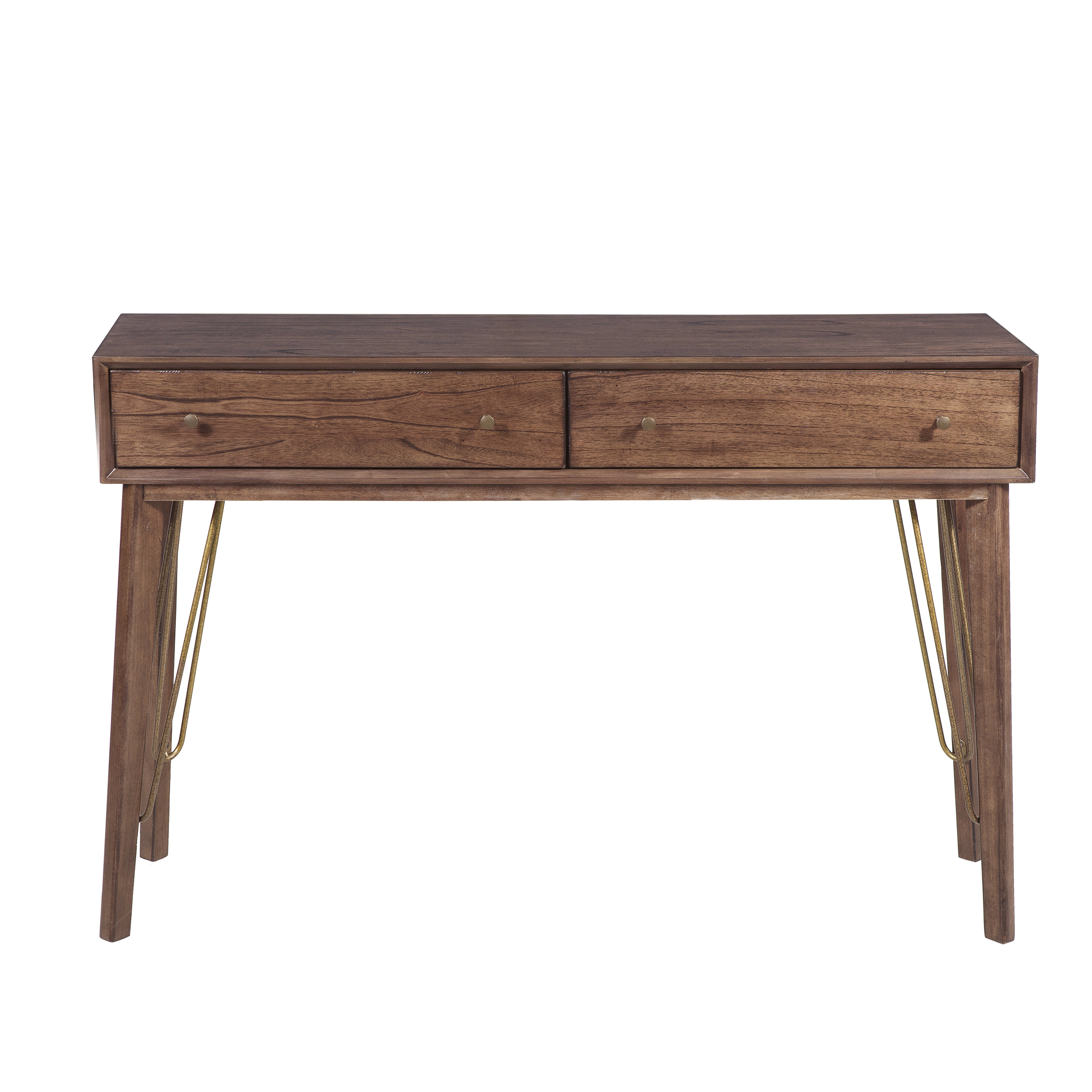 Natasha Mid Century Modern Two Drawer Accent Storage Console Table Natasha Mid Century Modern Two Drawer Accent Storage Console Table