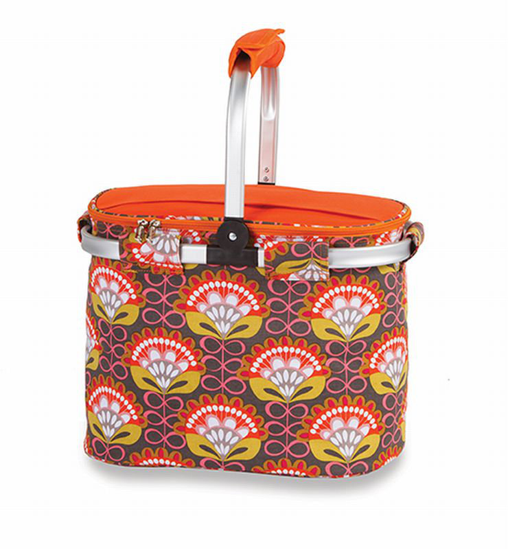 Picnic Plus By Spectrum Shelby Collapsible Thermal Foil Insulated Market Tote Picnic Cooler Wayfair