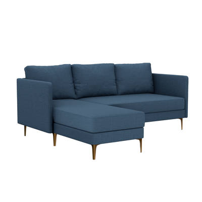 Ebern Designs Kaleva 121 Left Hand Facing Modular Sectional With Ottoman Wayfair