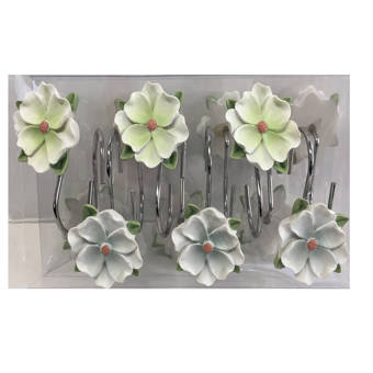 Carnation Home Fashions Christmas Time Set of 12 Shower Curtain Hooks PHP-CT//ASST