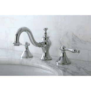 Go to store & view more images Kingston Brass Naples Widespread Lavatory Bathroom Faucet with Brass Pop-Up