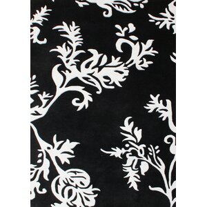 New Zealand Handmade Black Area Rug