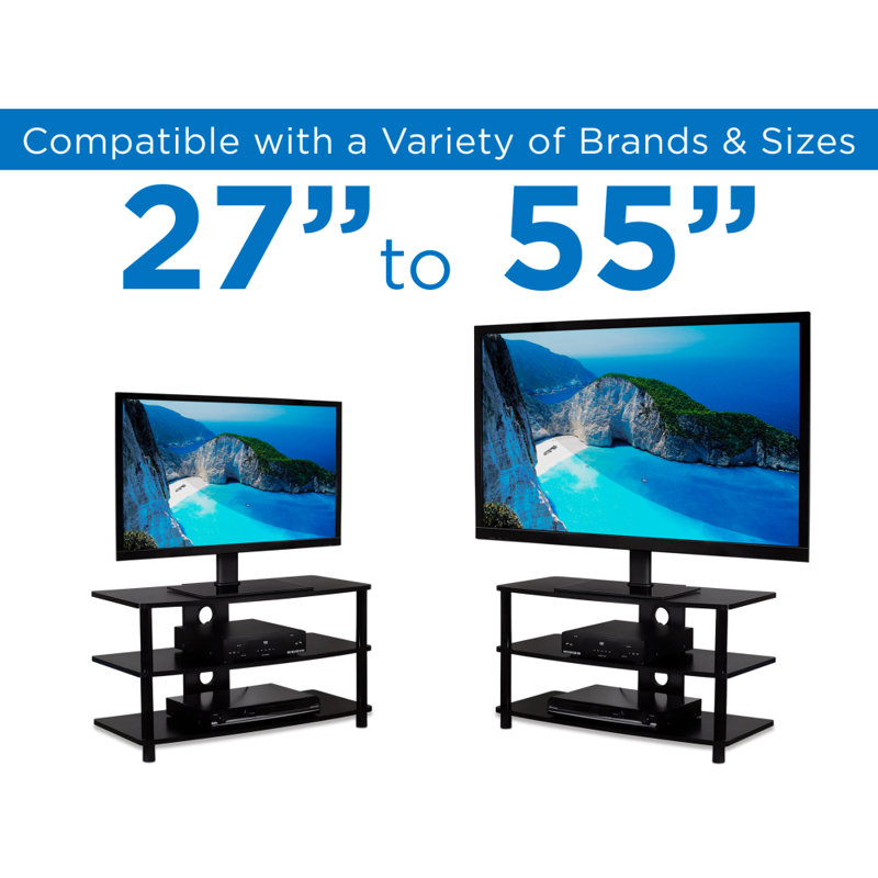 Mount It Tv Stand Universal Table Top Flat Screen Television Base