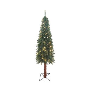 6' Alpine Artificial Christmas Tree with 150 Clear Lights