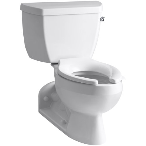 Kohler Barrington Two-Piece Elongated 1.6 GPF Toilet with ...