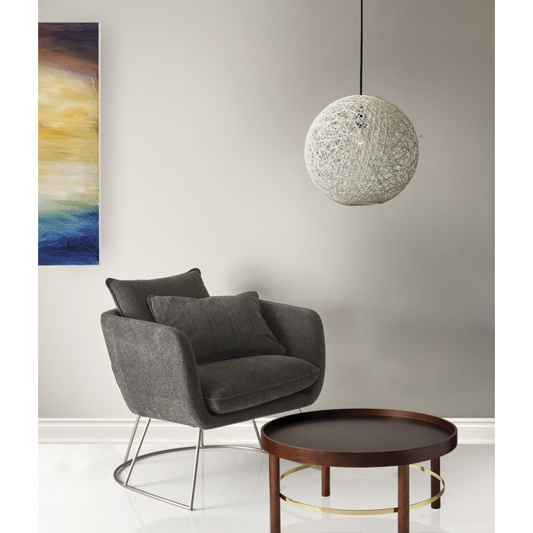 Cristobal Rattan Dimmable Plug-in Pendant  Reviews AllModern