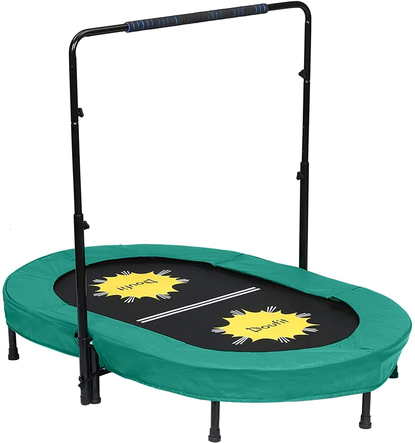 Doufit Indoor Fitness Trampoline Folding Rebounder Exercise Workout Outdoor Gym 