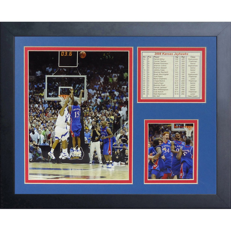 Legends Never Die University of Kansas Jayhawks Greats Framed Memorabilia 