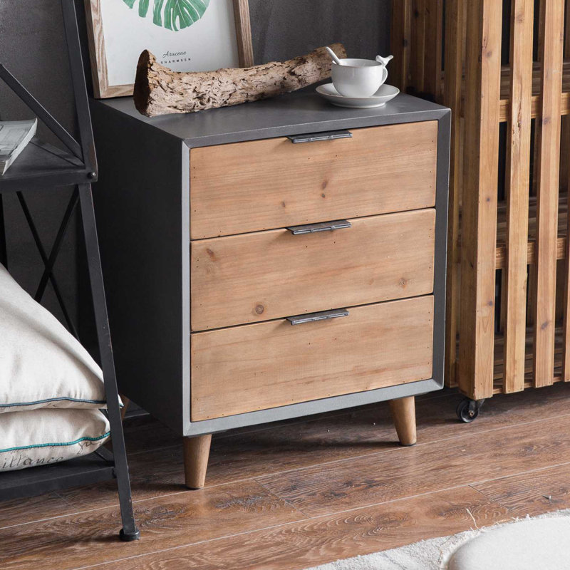Minimalist 3 Drawer Wooden Cabinet Chest Allmodern Minimalist 3 Drawer Wooden Cabinet Chest