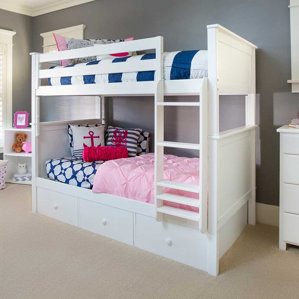 Bunk Bed with 3 Storage Drawer by Jackpot!