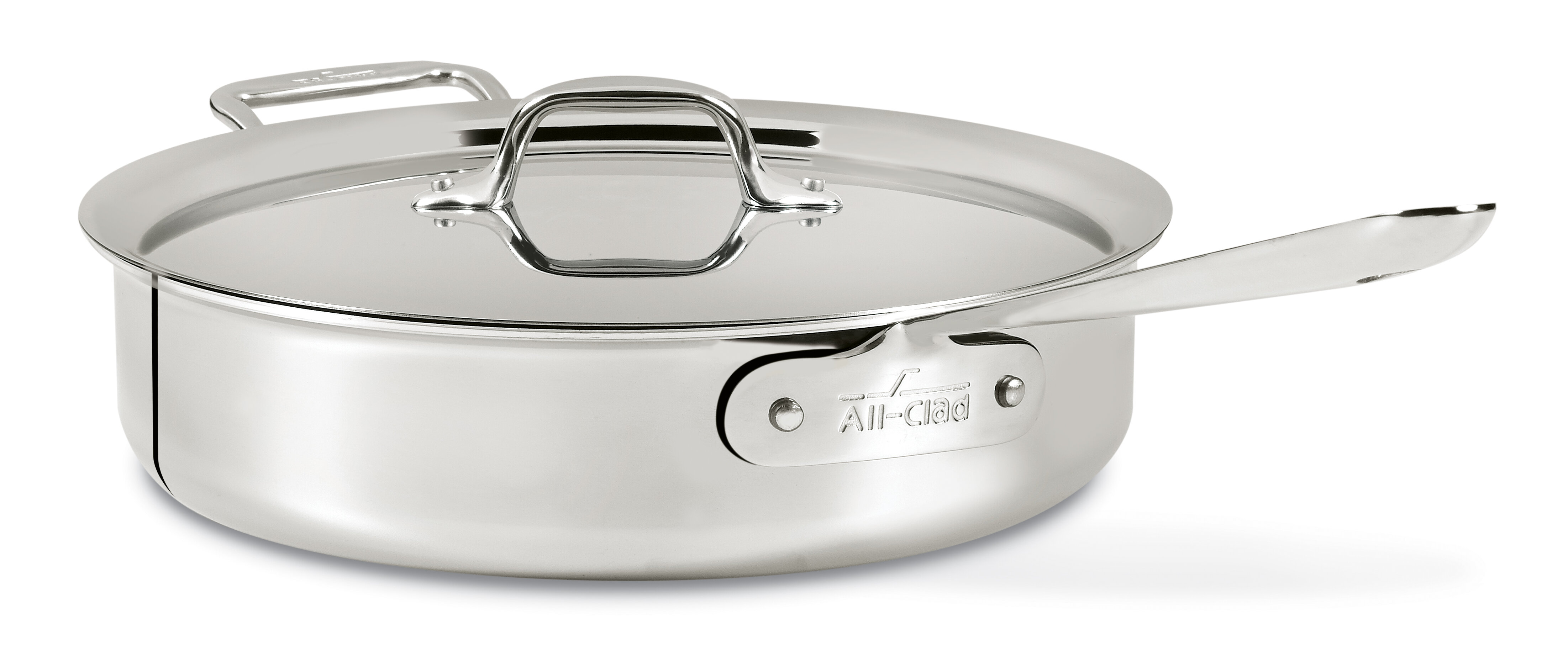 All-Clad D3™ Stainless Steel Saute Pan with Lid & Reviews | Wayfair