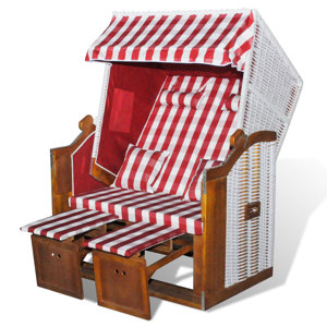 Strandkorb mit Kissen von Home Etc