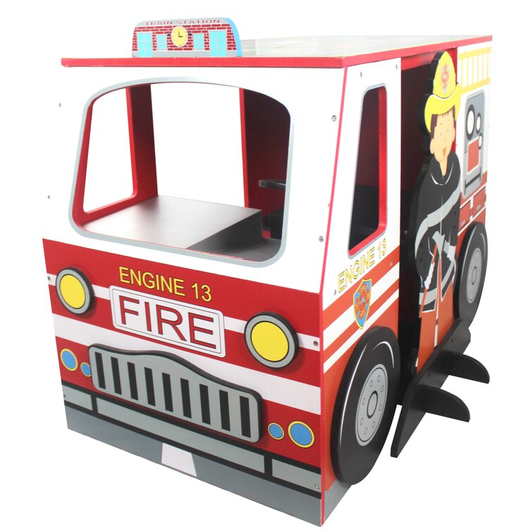 NEW Teamson Kids Fire Engine Table and Chair 