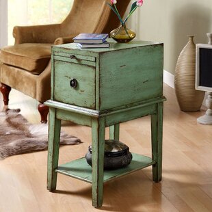 Philippine End Table With Storage By Lark Manor