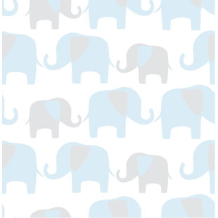 Vinyl Kids Wallpaper You Ll Love Wayfair Elephant Parade L And Stick Wallpaper