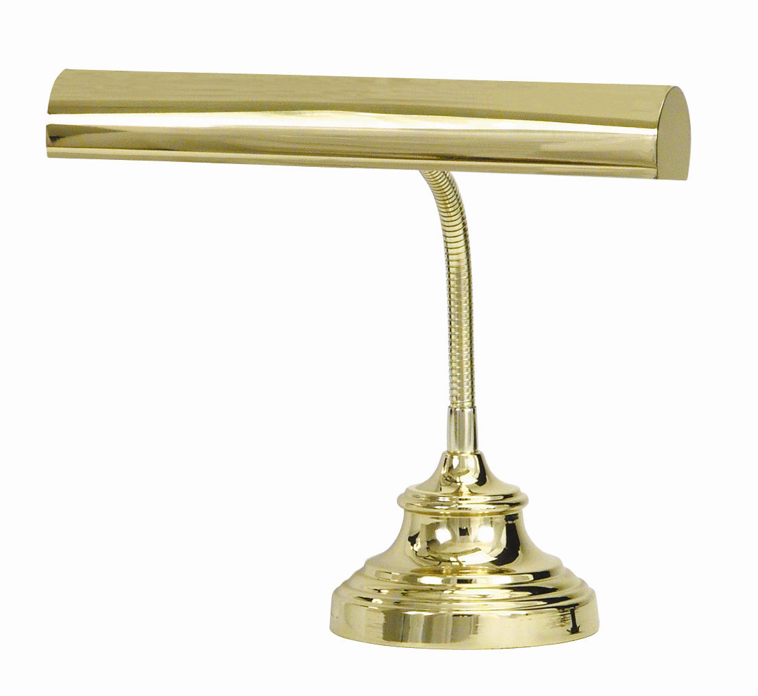 gold piano lamp