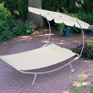 Go to store & view more images Junious Sturdy Double Hanging Chaise Lounger by Freeport Park
