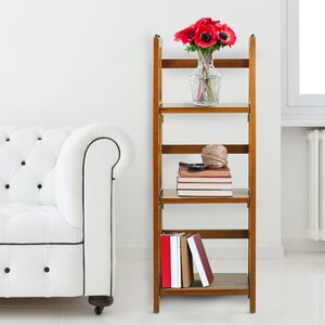 3 Shelf Folding Stackable Standard Bookcase