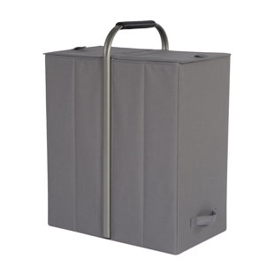 Details about   YOUDENOVA Double Laundry Hamper Sorter with Lid and 2 Removable Liner Bags Di... 