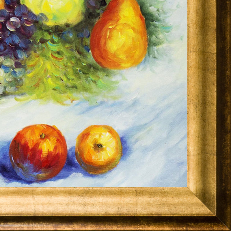 Wildon Home Pears And Grapes By Claude Monet Picture Frame