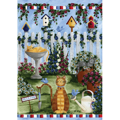 Cats Garden Garden flag Toland Home Garden