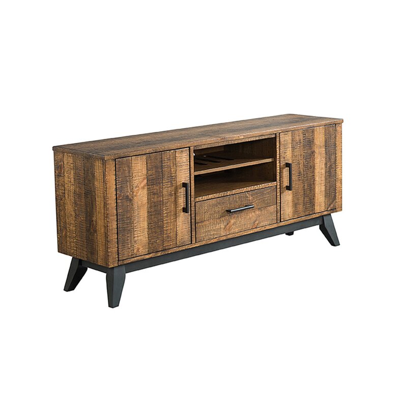 Union Rustic Harlem Solid Wood TV Stand for TVs up to 78 ...