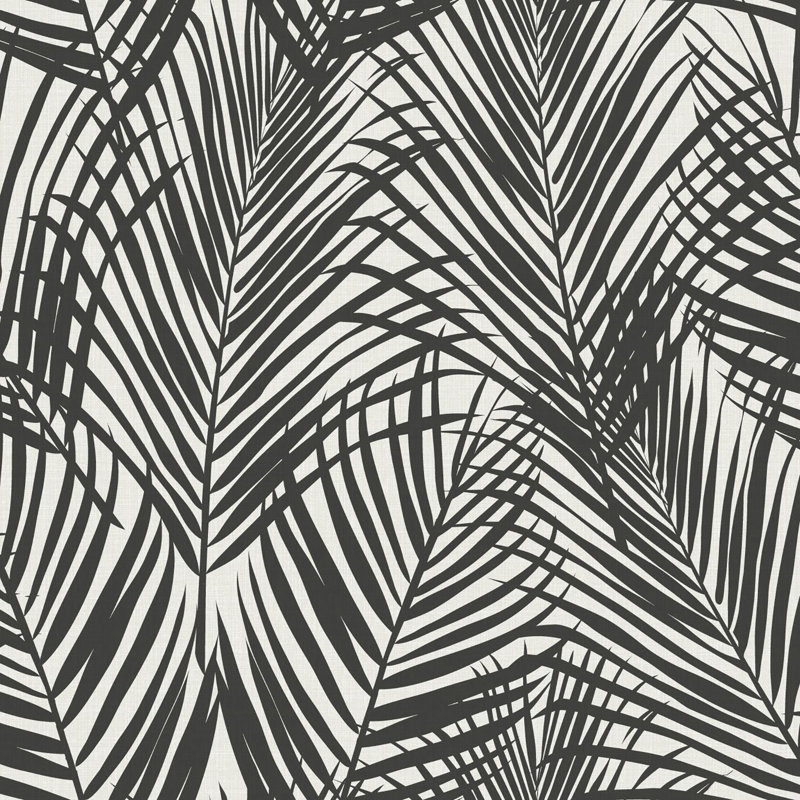 Bay Isle Home Joanne Palm Frond 33 L X 20 5 W Wallpaper Roll Reviews Wayfair