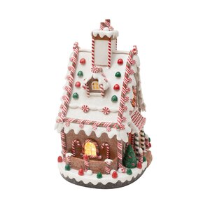 The Holiday Aisle® A-Frame Christmas Gingerbread House | Wayfair