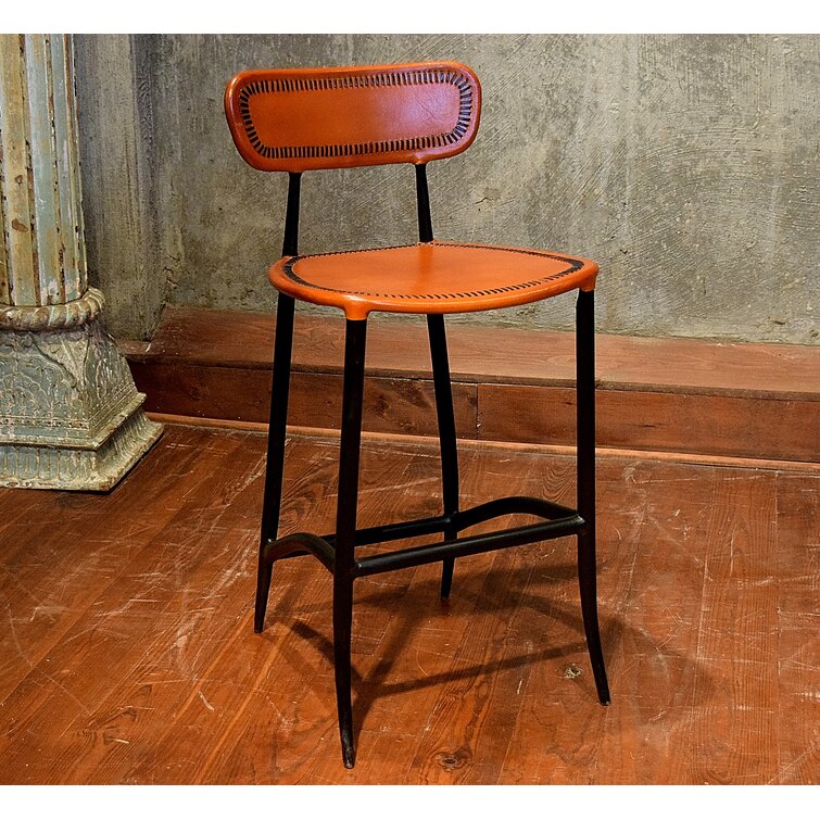 fortunata solid wood bar stool