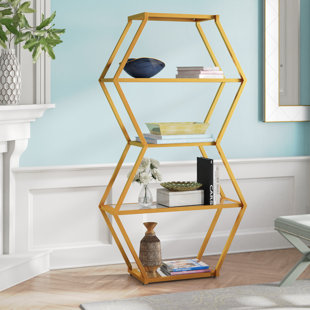 Tryphena Geometric Bookcase