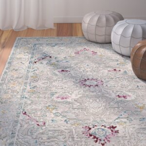 Lulu Tibetan Gray/Multi Area Rug