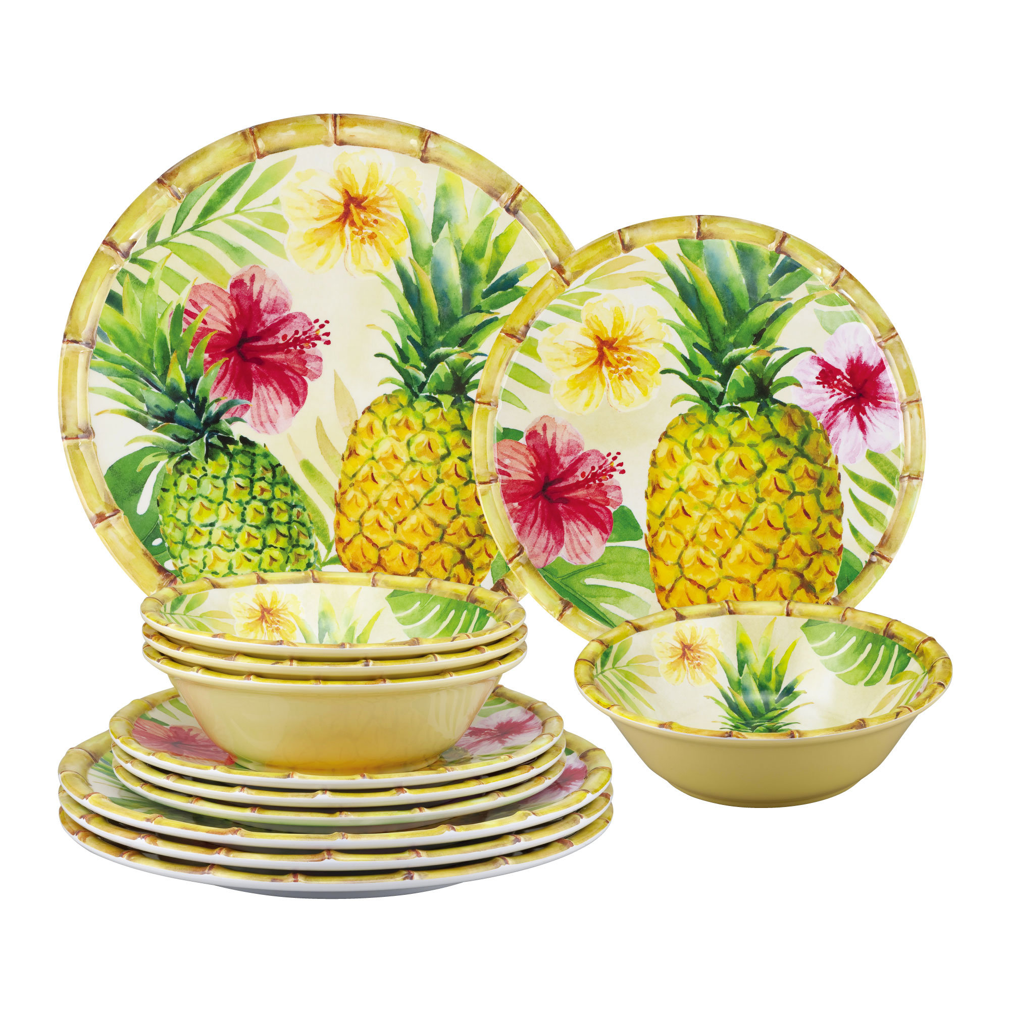 pineapple dinnerware set