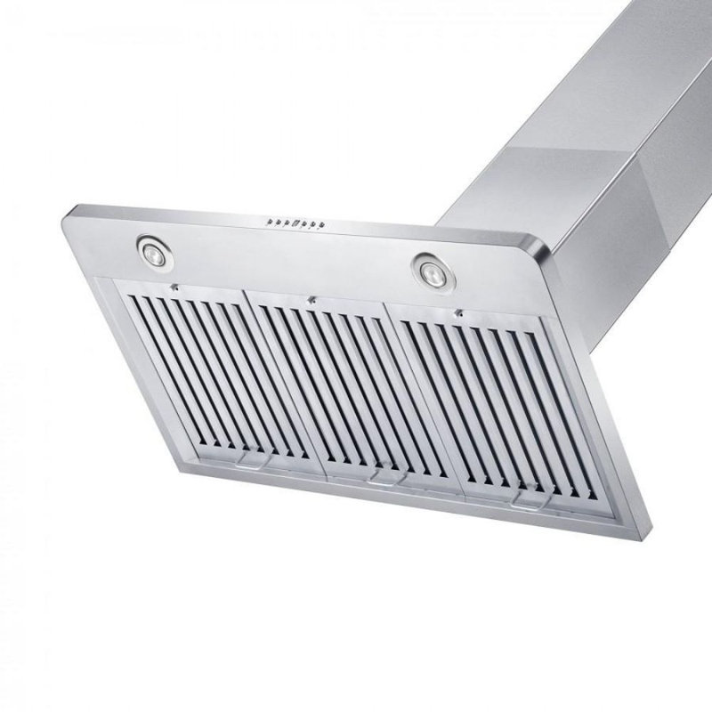 Zline Kitchen And Bath 36 400 Cfm Convertible Wall Mount Range Hood In Brushed 430 Stainless Steel Reviews Wayfair
