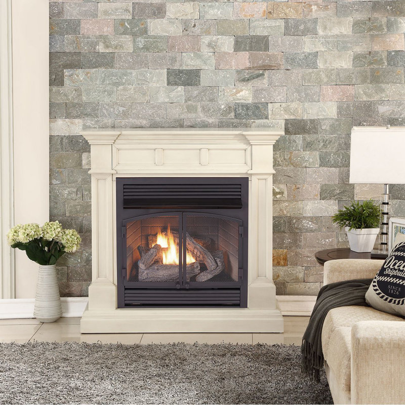 Duluth Forge Vent Free Freestanding Natural Gas Propane Fireplace
